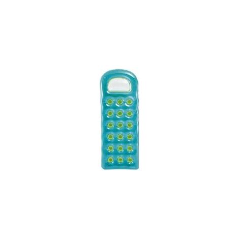 VURAHOME - Matelas gonflable transparent à poches - 188 x 71 cm - Turquoise – Turquoise (1/3)