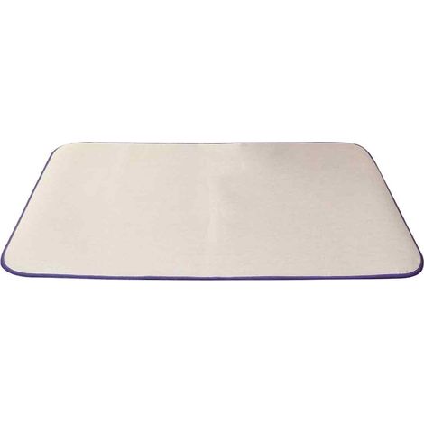 Nappe thermique de repassage 100x65 – Tissu en coton renforcé – Couche d'aluminium pour économies d'énergie – Certifiée Oeko-Tex (1/5)