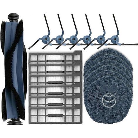 19-teiliges Zubehör für den Eufy X10 Pro Omni Saugroboter: Hauptbürste, Reinigungstuch und HEPA-Filter. Ersatzteile und Zubehör. (1/5)