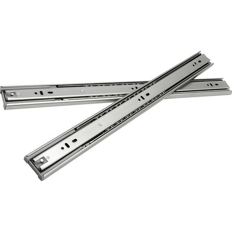 Randaco Guide per cassetti Guide Softclose per carichi pesanti Guide ad estrazione totale 45 mm 300 mm 2 pezzi