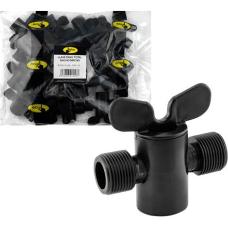 Llave Total Grande Macho 3/4 - 3/4 Bolsa 25uds, ABRISA.