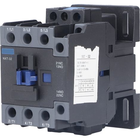 Contacteur AC 50Hz 50A NXT‑32, plastique thermodurcissable Pa66, rail DIN, interrupteur automatique de contacteurs. (1/5)