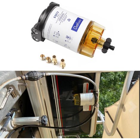 S3213 Oil-Water Separator Fuel Filter for Car and Marine Use - S3213 Oil-Water Separator (Unlabeled) (1/4)