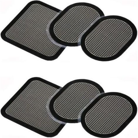 Set 2 Électrodes de Ceinture - - Compatible avec Abs Series - Coussinets de gel de remplacement (1/4)
