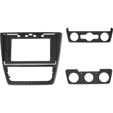 Kit de embellecedores para panel de navegación de coche, marco y salpicadero, 2 piezas, ABS, sin costuras, para modificación de coche (1/5)