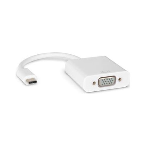 Hamlet HVATC2VGA adaptador de cable de vídeo 0,13 m USB Tipo C VGA (D-Sub) Blanco (1/5)