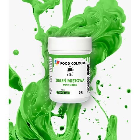 Colorante alimentare in gel verde menta 35 g