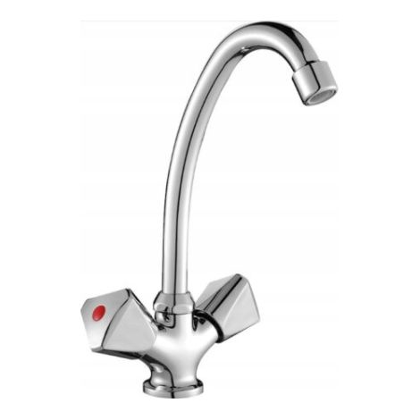 Rubinetto da cucina a colonna Norm cromato