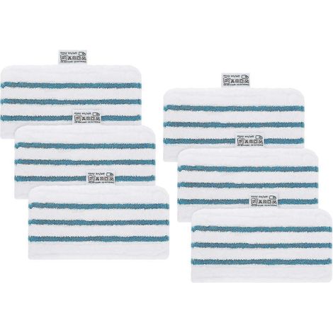 Chiffons de rechange en microfibre lavable AURA pour balai vapeur Black & Decker (1/4)