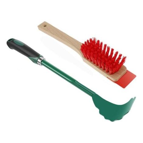 BARKBUSTERS  Grattoir de Tondeuse à Manche Long Ergonomique Brosse Dure pour Nettoyage Gazon (1/4)