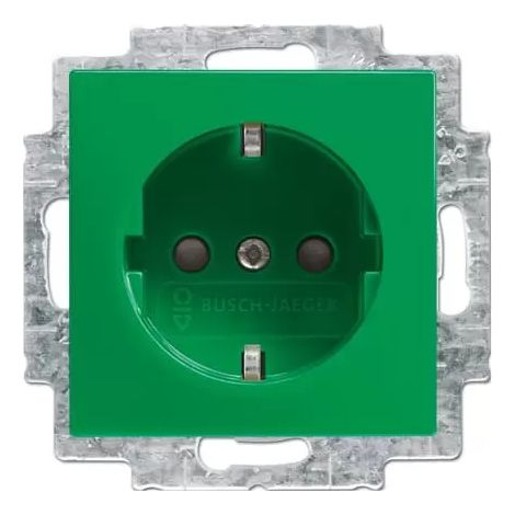 Busch-Jaeger 20 EUCB-13-914 SCHUKO® Steckdosen-Einsatz mit erh. Berührungsschutz (1/2)