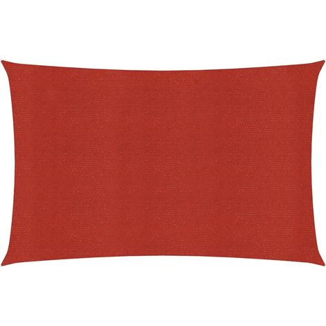 Vela in tessuto per ombrellone 160 g/m² rosso 2 x 5 m HDPE 020009258