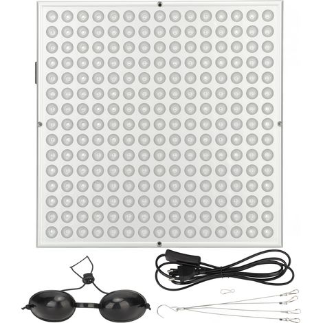 Panneau lumineux LED 100-240V, 660nm, proche infrarouge 850nm, soulagement des douleurs musculaires et articulaires, lampe de physiothérapie, prise ue (1/5)