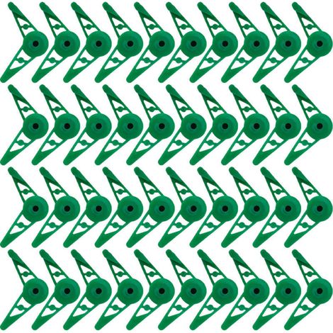Lot de 60 pinces à plantes réglables 360°, pour tiges et entraînement faible stress
