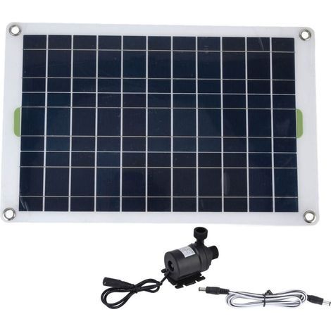 Pompe solaire pour bassin, kit de pompe solaire pour fontaine (1/4)