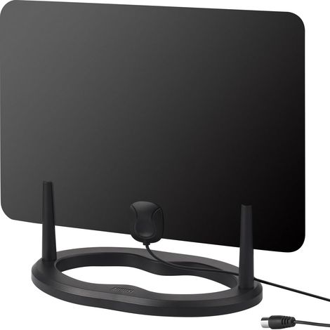 DTA455 Antenne TV Intérieur Puissante Numérique Plate Haut Gain 5dBi (1/5)
