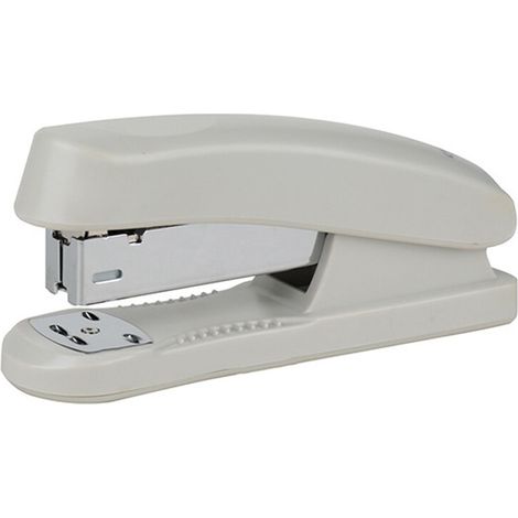 Grapadora de escritorio con grapas, diseño ergonómico, capacidad para varias hojas de papel, cuerpo de metal resistente, mango de plástico duro, adecuada para uso en la oficina. (1/3)