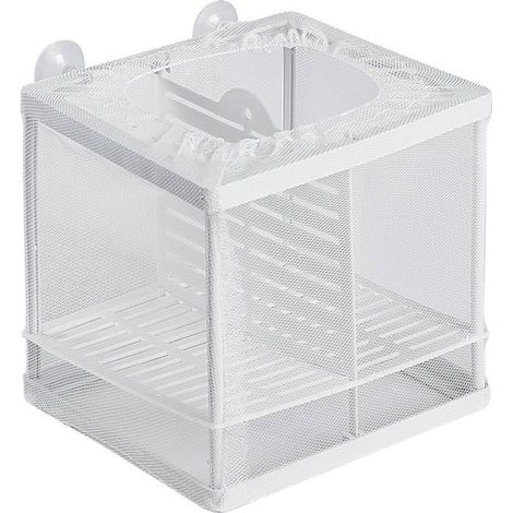 Filet d'élevage pour Aquarium boîte de Reproduction avec Maille Nylon et ventouses Filet de séparation Petit bac d'isolement (1/5)