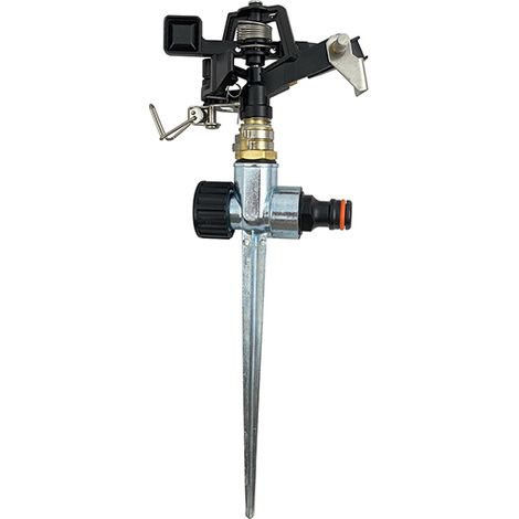 Aspersor de impacto metálico con estaca - 1/2"