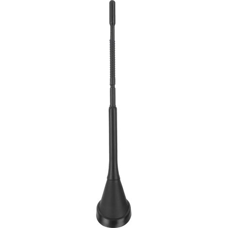 Antenne radio numérique 3 en 1 avec amplificateur, compatible avec les autoradios DAB, AM/FM et antenne coudée SMA. (1/5)