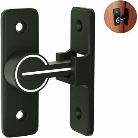 Serratura interna illuminata per porte scorrevoli – Chiusura in lega di zinco – Antifurto con catenaccio a 90° – Facile installazione per porte e finestre (1/5)