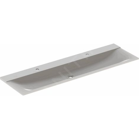 Geberit Xeno 2 lavabo, avec 2 trous pour robinetterie et sans (1/4)