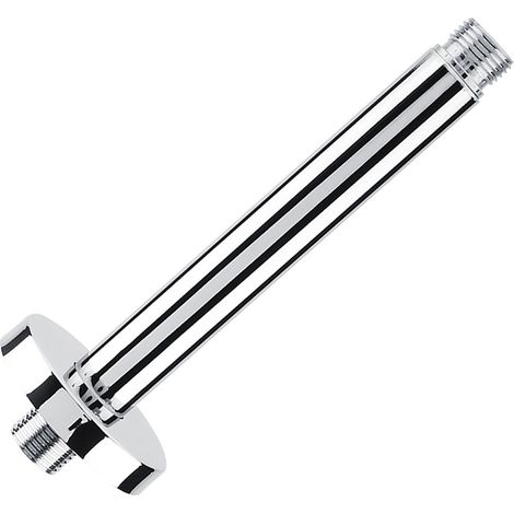 Tuyau de douche de plafond rond en acier inoxydable dissimulé Φ22, support de plafond pour pommeau de douche, bras de douche dissimulé, chromé. (1/5)