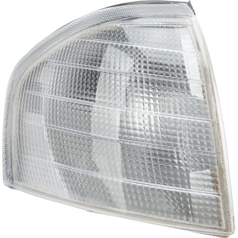Yctze Éclairage D'angle de Voiture, Ensemble de Remplacement de Feu D'angle de Signal Avant, Lampe Blanche de Remplacement pour Berline de Classe C (W202) 19932000, Matériau ABS, Très.