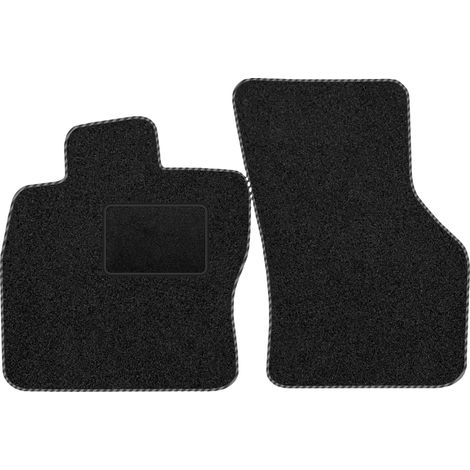 Alfombras y moquetas, fibra sintética, diseño moderno, color negro. (1/5)