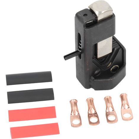 Pince à sertir à percussion pour câbles de soudure, lot de connecteurs à haute conductivité électrique, outil de sertissage manuel. (1/5)