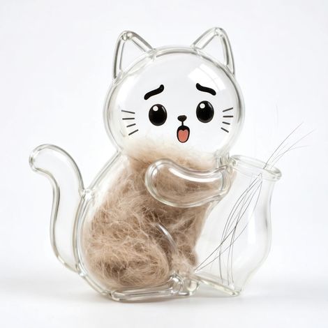 Flacon collecteur de poils d'animaux modèle 5