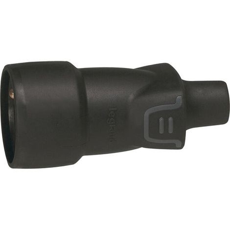 Legrand – Fiche électrique 2P+T 16A à sortie droite IP44 – Pour espaces humides – 50446