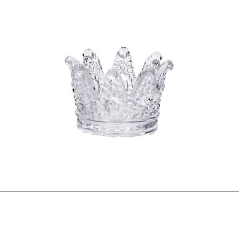 Ad Trend Portacandela Tealight Haki Corona D 8 Cm H 5 Cm Vetro