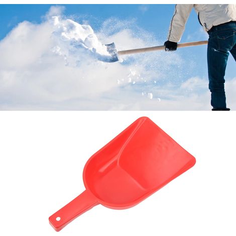 Pelle en plastique PE 1501-8, pelle à fourrage, pelle à gravier, pelle bonhomme de neige, rouge (1/5)