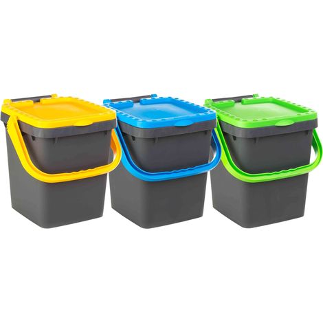 PATTUMIERA  20 L ECOPLUS C/MANIGLIA KIT 3 PEZZI- 1,0 pz