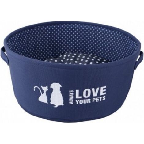 CUNA ATELIER ALWAYS LOVE AZUL MARINO S Ø35Ccmx15cm
