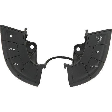 Jeffergarden Bouton de commutation de commande au volant 4112QK remplacement d'accessoires de voiture multifonctions pour Peugeot 508 508SW 2011-2018
