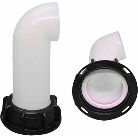 Boquilla de drenaje con tuerca de válvula para IBC de 1000 L Adaptador de plástico universal para depósito de agua de lluvia Grifo para depósito (1/5)