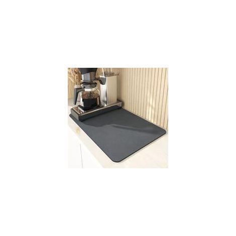 Tapis de comptoir ultra-absorbant 50 x 40 cm antidérapant — Gris — (1/5)
