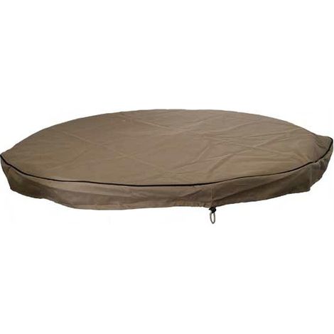 Elementi Wetterschutzhaube für Gasbrenner, braun, aus Kanevas Textil