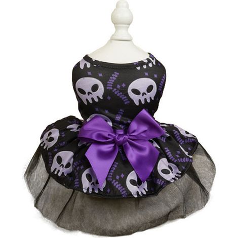 Costume de crâne noir et violet pour animal de compagnie, 1 pièce, vêtements pour chien, déguisement d'Halloween