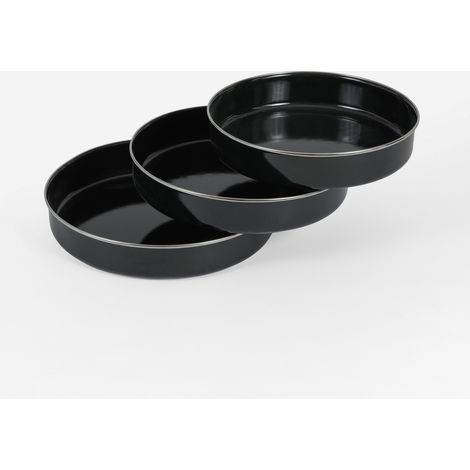 Set de 3 Plats à Four Ronds Ø 28 / 30 / 32 cm en Émail – LPP GRANDEUR