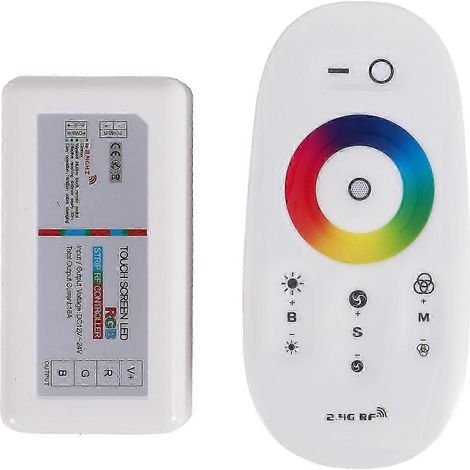 Télécommande RF LED 2,4 GHz sans fil tactile RGB avec variateur pour 5050 3528 St (1/5)