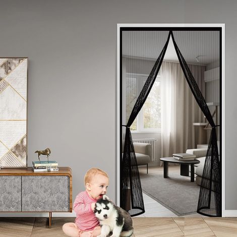 Moustiquaire Porte 79 x 120 cm Anti-Moustiques, Fermeture Automatique (1/5)