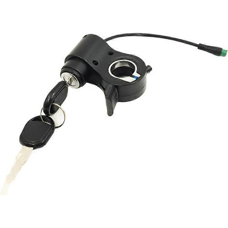 Antivol de contact pour trottinette électrique Kukirin G2 Max, avec accélérateur intégré à 5 broches et clé. (1/5)