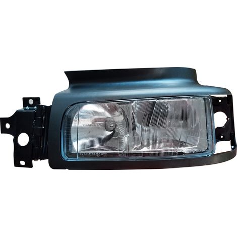 PROIETTORE SINISTRO ELETTRICO CON CORNICE ALOGENO 24V CON PORTALAMPADA SENZA LAMPADINA (H7 - H1 - H3 - W5W - PY21W) CONNETTORE RETTANGOLARE POSTERIORE CENTRALE 4 PIN - SENZA MOTORINO - RENAULT - Premi