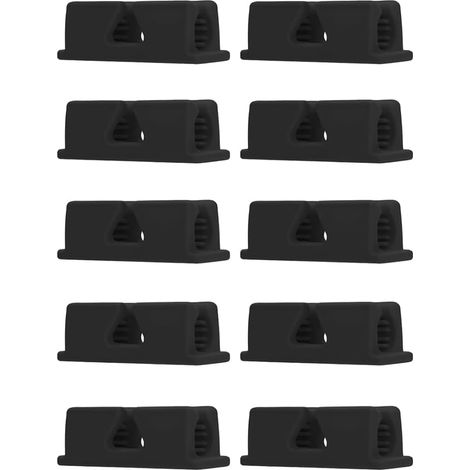 de 10 porte crayons en silicone adhésifs avec clip en (1/5)