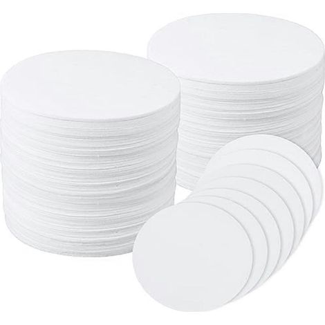 170 pièces Four à micro-ondes Papier Rond Céramique Fibre 4,7 pouces Four Céramique Haute Température pour DIY Fus (1/5)