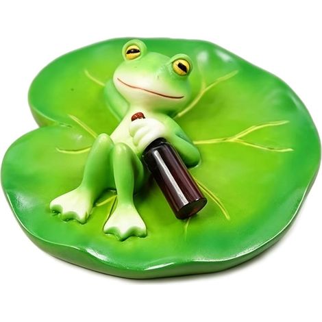 Frosch DEK Resin Water Lily Leaf, Gartenteich Weatherproof Garden Figurine for Pond, Patio and Balcony, Spring and Summer Decoration (1/5)