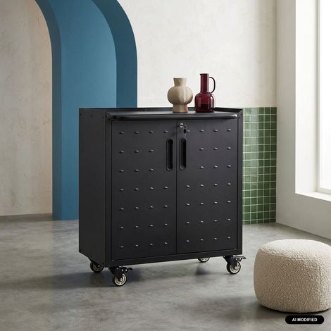 sweeek - Meuble bas de rangement pour garage avec 2 portes (1/5)